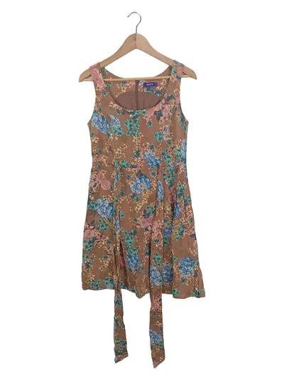 Mexx Damen Sommerkleid Blumenmuster Gr. 36;S Viskose Casual Mehrfarbig