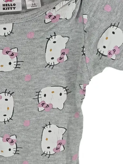 Hello Kitty Baby Body Grau Gr. 62-68 Tiermotive Baumwolle Viskose Kurzarm