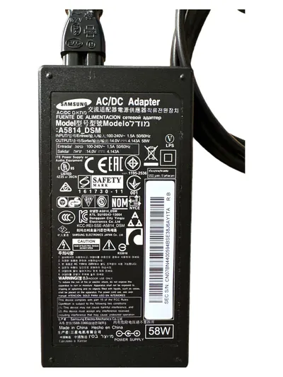Samsung A5814 DSM Netzteil Ladegerät Original Schwarz