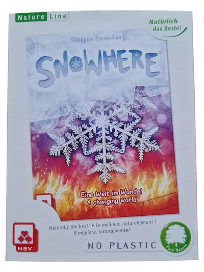 NSV Kartenspiel Snowhere Steffen Benndorf Familienspiel Natur ab 8 Jahre