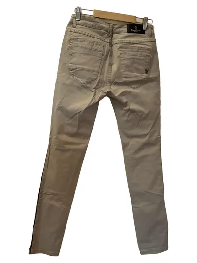 Buena Vista Damen Stoffhose Casual Beige Glitzer Gr. S W28/36