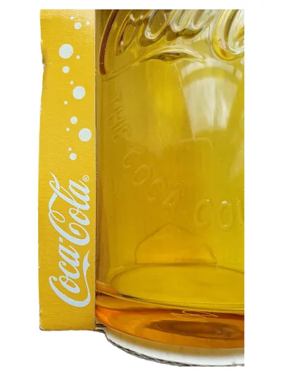 Coca-Cola Trinkglas Gelb Limitierte Edition 2019 300ml Sammlerglas