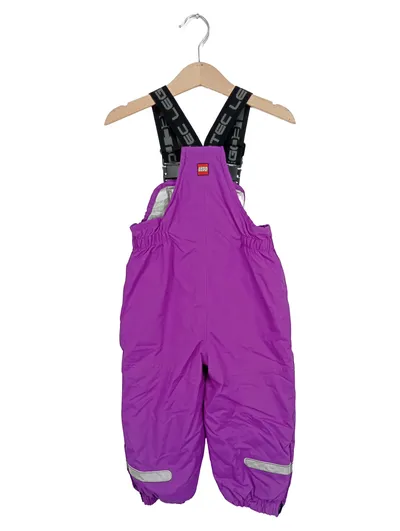 LEGO Wear Kinder Mädchen Latzhose Gr. 86 Lila Outdoor Schneehose Skihose