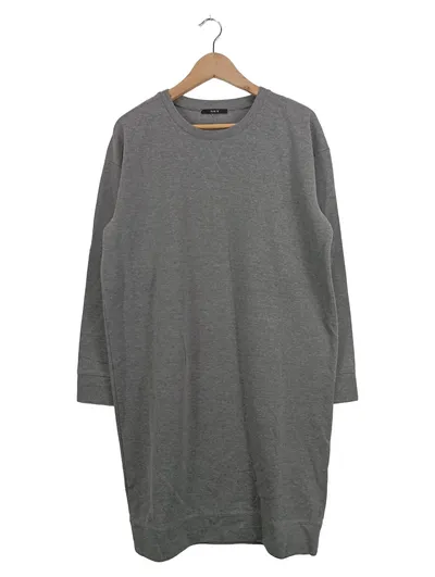 SET Damen Sweatshirt Grau Meliert Gr. 42/XL Casual Langarm Baumwolle