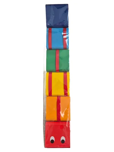 Goki Zauberklapperschlange Holzbausteine Mehrfarbig Kinderspielzeug