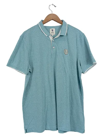 Garcia Herren Poloshirt Türkis Gr. 54/XXL Casual Kurzarm