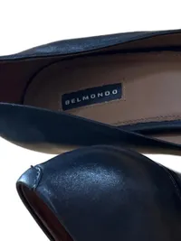 Belmondo Damen Pumps Leder Schwarz Gr. 38 Elegant Business Büro Festlich 4