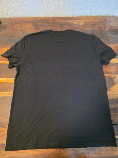 Tommy Jeans Herren T-Shirt Gr. 44 Schwarz Casual Logo-Print