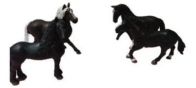 Schleich Pferde Set 4 Figuren Friese Araber Shire Horse Spielfiguren