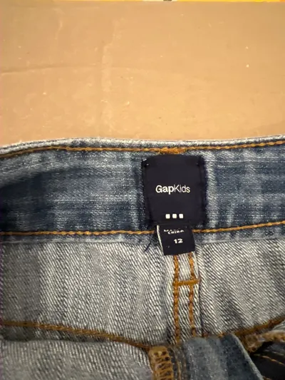 Gap Kids Mädchen Jeans Shorts Gr. 158 Blau Denim Casual