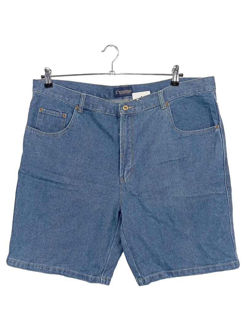 Crossfield Jeans Shorts Herren Größe 28 Blau Casual Baumwolle 1