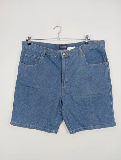 Crossfield Jeans Shorts Herren Größe 28 Blau Casual Baumwolle