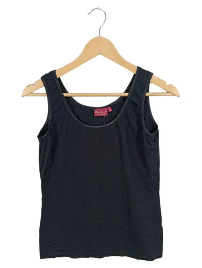 Ricarda M. Damen Top Shirt Gr. 38 Schwarz Casual Basic