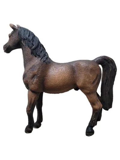 Schleich Pferd Araber Hengst Braun Spielfigur Tierfigur 12cm
