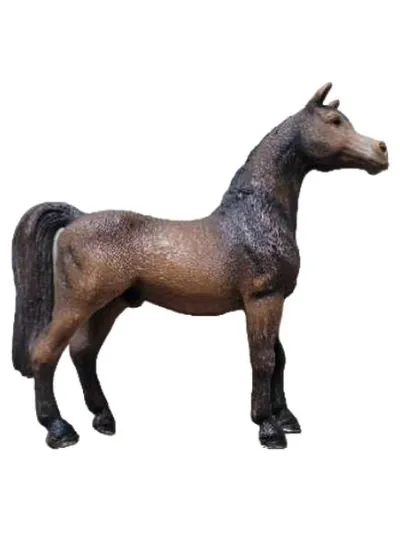 Schleich Pferd Araber Hengst Braun Spielfigur Tierfigur 12cm