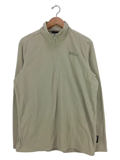 Jack Wolfskin Fleecejacke Herren Gr. L Beige Outdoor Pullover