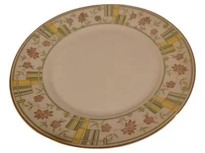 Krautheim Kuchenteller 8080 Blumen Vintage Porzellan Mehrfarbig 20cm