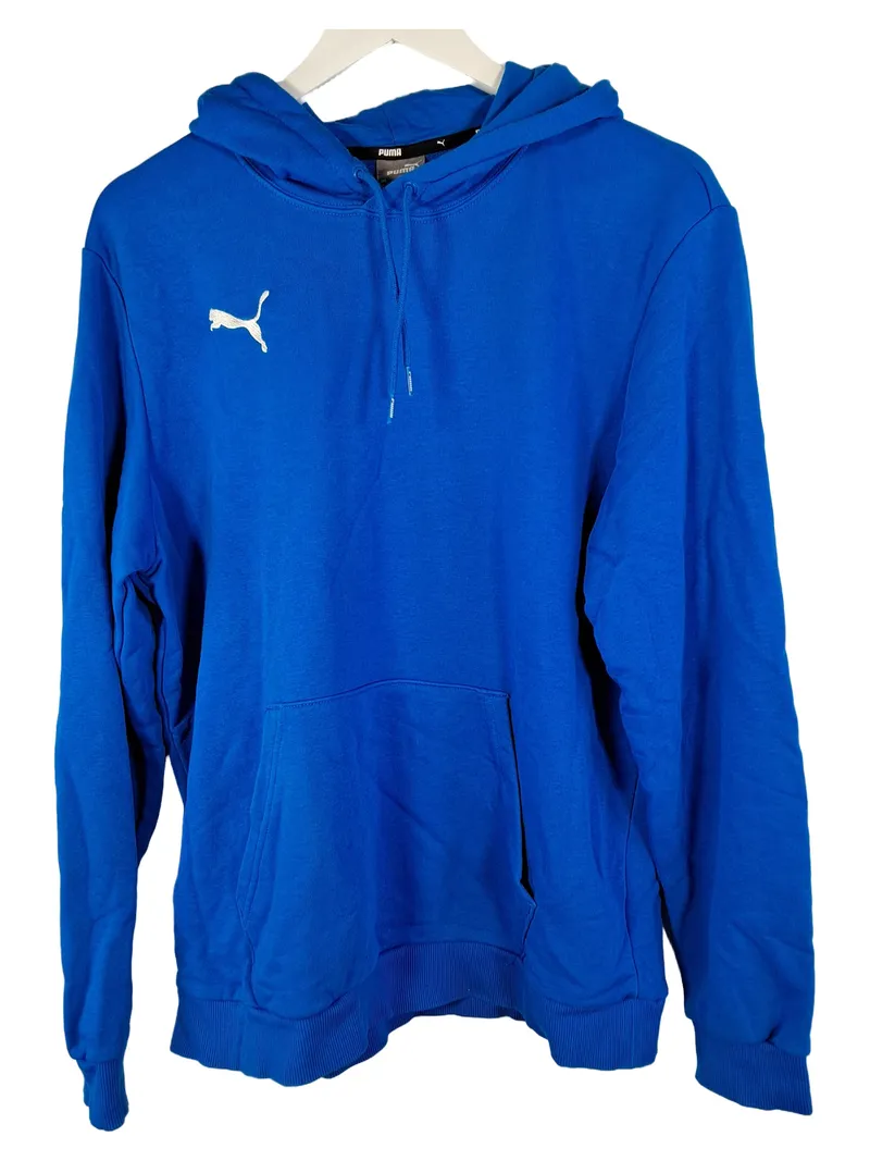 PUMA Herren Kapuzenpullover Hoodie Blau Gr. L Kängurutasche Sportlich 1