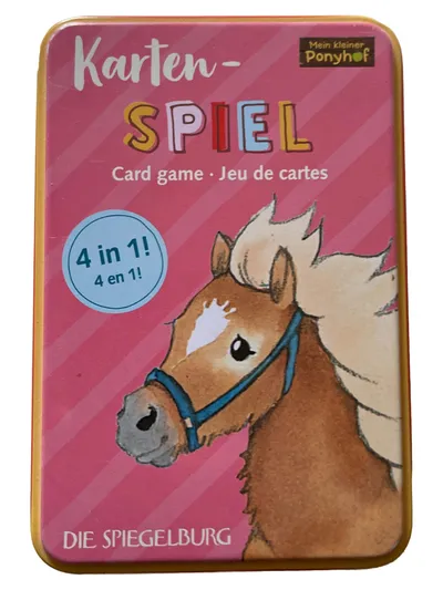 Die Spiegelburg Kartenspiel Mein kleiner Ponyhof 4 in 1 Kinder