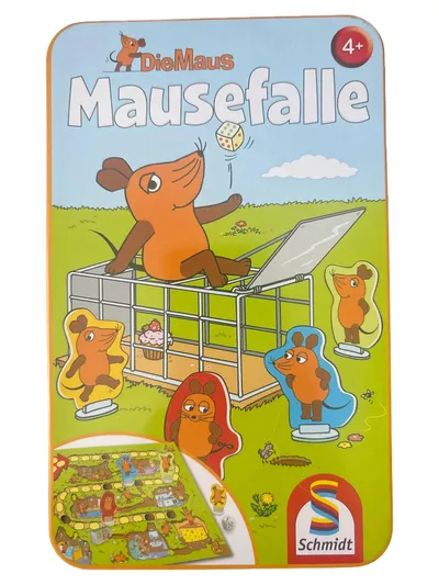 Schmidt Die Maus Mausefalle Brettspiel Kinderspiel Würfelspiel ab 4 Jahre