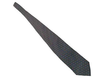 Armani Collezioni Krawatte Herren Seide Paisley Dunkelblau