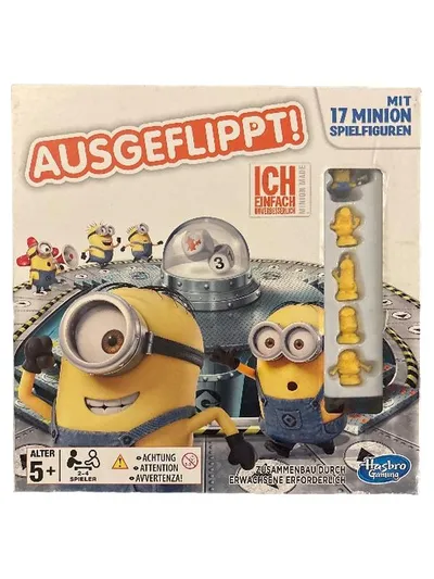 Hasbro Gaming Ausgeflippt! Minions Brettspiel 17 Figuren ab 5 Jahre