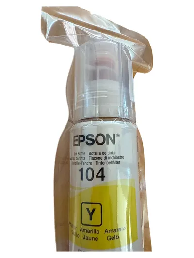 Epson 104 Gelb Tintenflasche Original EcoTank Drucker Tinte