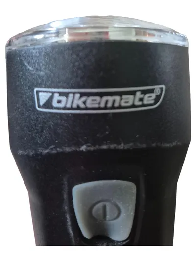 Bikemate Fahrradlicht LED Frontlicht Schwarz Fahrrad Beleuchtung