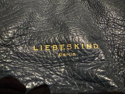Liebeskind Berlin Damen Henkeltasche Leder Petrol Handtasche Shopper
