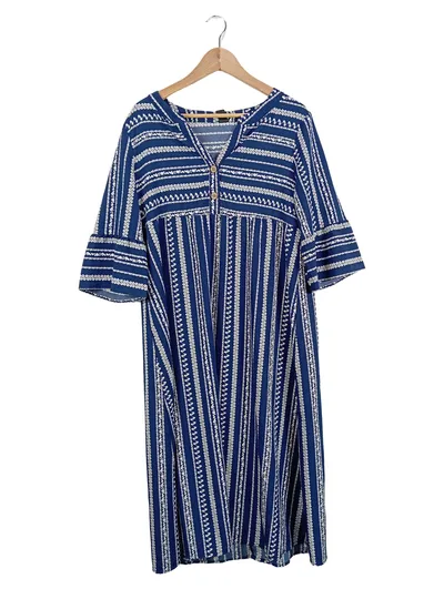 EMERY ROSE Damen Maxikleid Freizeitkleid Streifen Mehrfarbig Gr. S