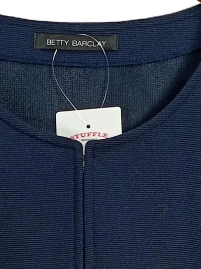 Betty Barclay Damen Strickjacke Gr. 42 Blau Casual