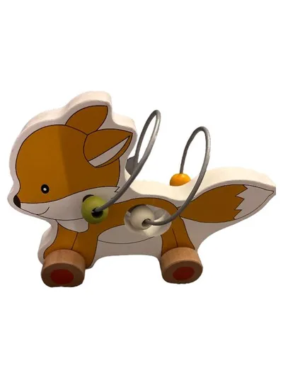 Playtive Holz Motorikschleife Fuchs Lernspielzeug Baby Kleinkind NEU