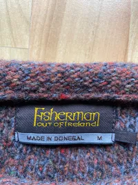 Fisherman Out of Ireland Herren Pullover Gr. 38 Mehrfarbig Wolle Kaschmir 3