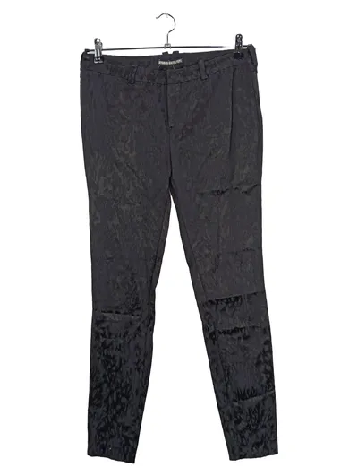DRYKORN Stoffhose Damen Schwarz W30/M Business Strukturmuster