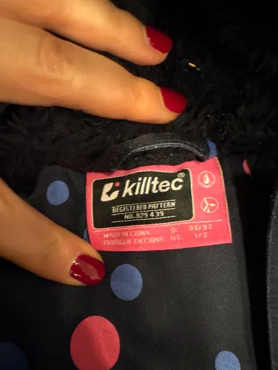 Killtec Kinder Schneeanzug Mädchen Gr. 86/92 Punkte Blau Pink