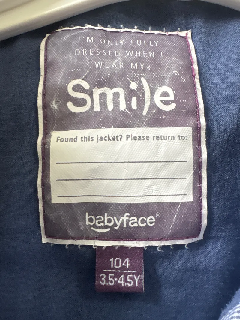 Babyface Kinder Steppweste Gr. 104 Blau Kariert Outdoor Weste 5