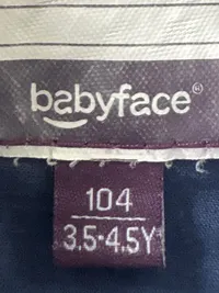 Babyface Kinder Steppweste Gr. 104 Blau Kariert Outdoor Weste 6
