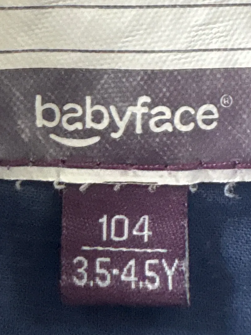 Babyface Kinder Steppweste Gr. 104 Blau Kariert Outdoor Weste 6