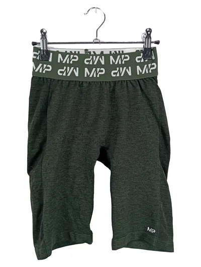 MP Herren Sport Shorts Gr. S Grün Meliert Polyester