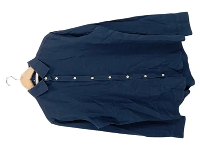 CASUAL FRIDAY Herren Hemd Blau Gr. M Langarm Casual Business