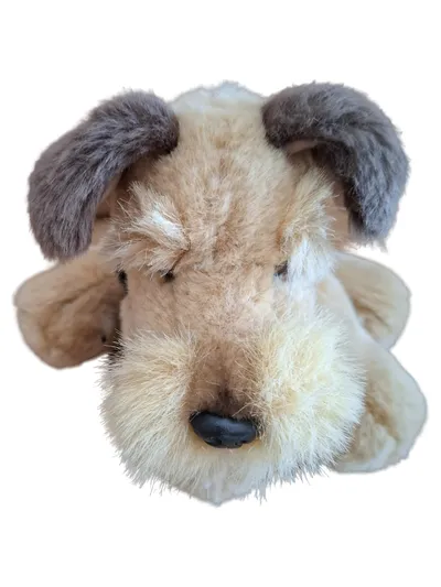 SEMO Kuscheltier Hund Plüschtier Braun 20cm Stofftier Welpe
