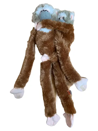 Wild Republic Europe Plüschtier Affe mit Baby Kuscheltier braun 57cm