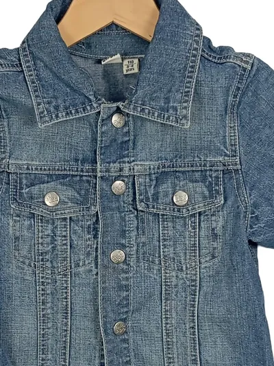 B&B der Bär Jeansjacke Kinder Gr. 110 Blau Casual Denim Jacke