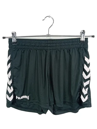 Hummel Sport Shorts Damen Gr. S Grün Polyester Training Fitness