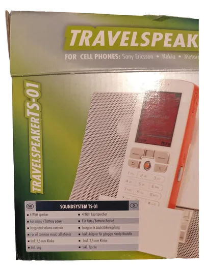 Ansmann TS-01 Tragbarer Lautsprecher Kabelgebunden Weiß 18 cm