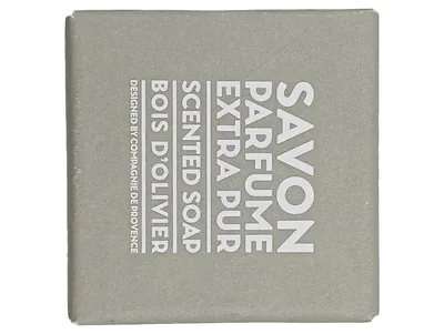 Compagnie de Provence Savon Extra Pur Bois d'Olivier Stückseife 20g Olivenholz