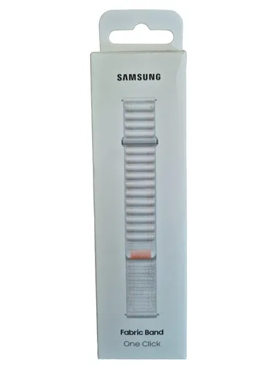 Samsung Smartwatch Armband Stoffband One Click Beige 2cm