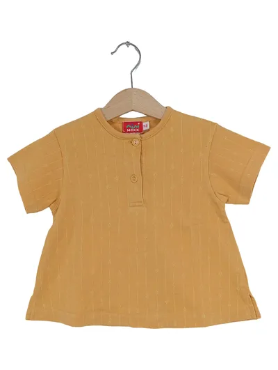 MEXX Kinder T-Shirt Gr. 68 Gelb Casual Baumwolle