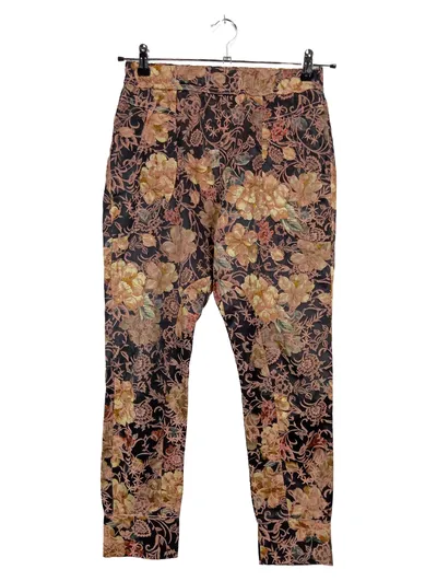 PLEASE PLE-19-7556 Damen Jogginghose Blumenmuster Mehrfarbig Gr. 38 M