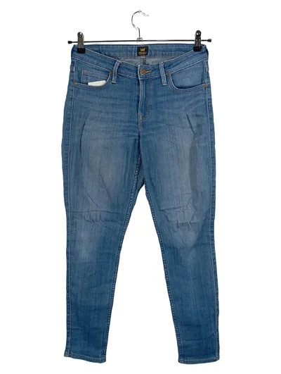 Lee Stretch Deluxe Damen Jeans Straight Leg Blau W28 L28